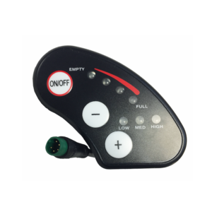 DISPLAY LCD CONNETTORE TONDO 5 PIN INDICATORE BATTERIA 3LIVELLI DI ASSITENZA ALLA PEDALATA